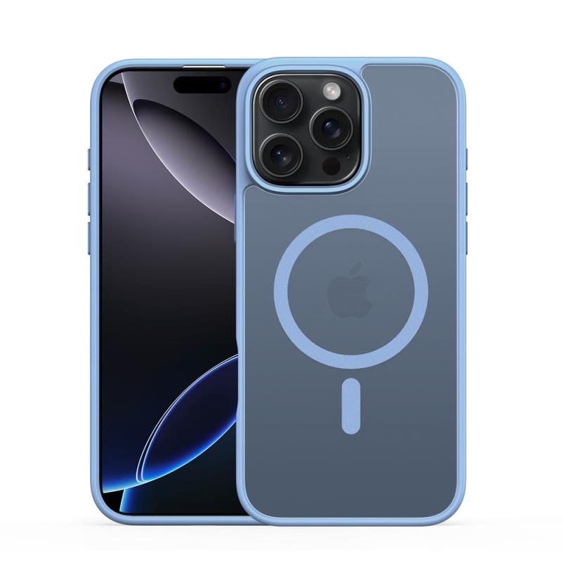 Θήκη TPU & PC Dux Ducis Apple iPhone 16 Pro Magnetic MagSafe Yind Μπλε