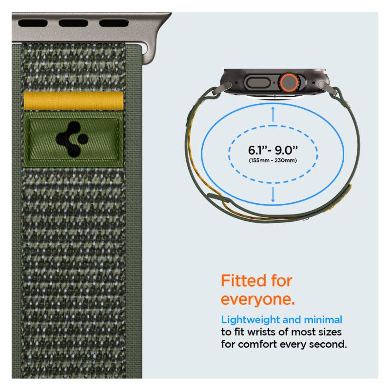 Λουράκι Spigen Athlex Air Apple Watch (44/ 45/ 46/ 49mm) Active Πράσινο