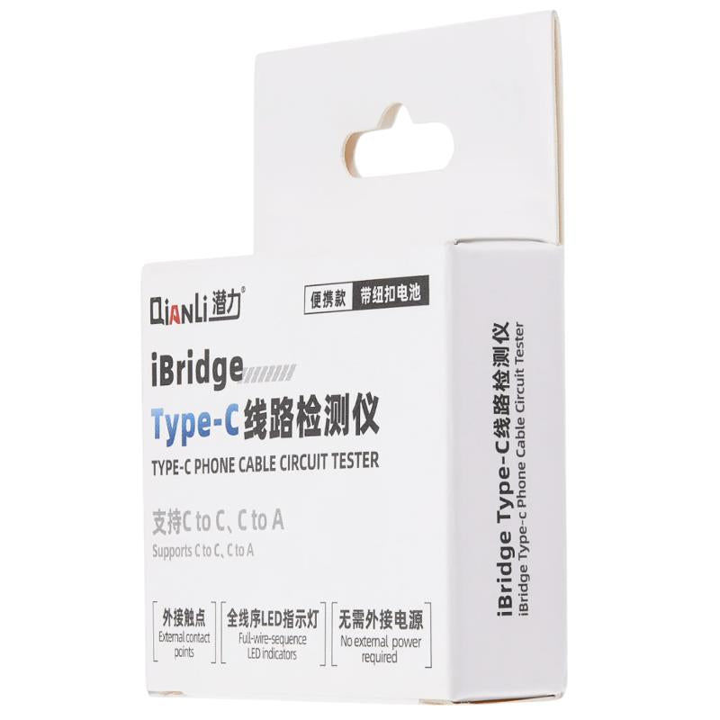 Εργαλείο Ελέγχου Καλωδίων USB A & USB C QianLi iBridge