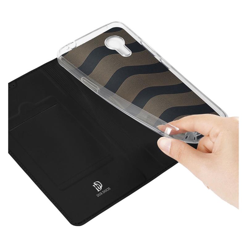 Dux Ducis Samsung Galaxy Xcover 7 5G Skin Pro Flip Case Black