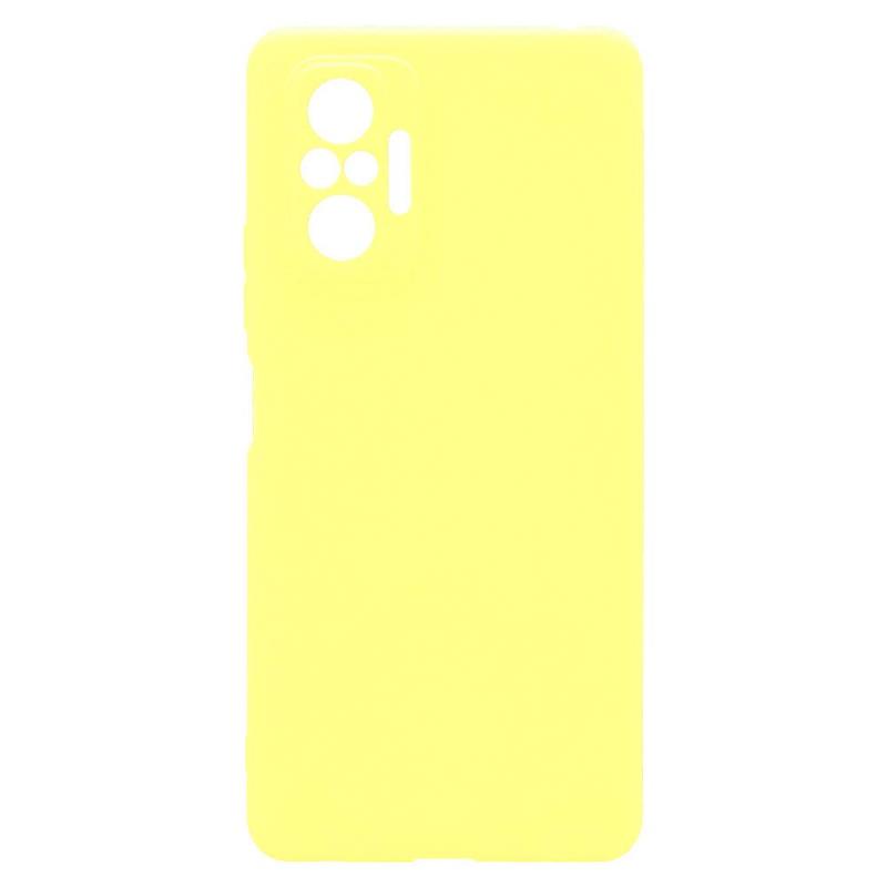 Θήκη Soft TPU inos Xiaomi Redmi Note 10 Pro S-Cover Κίτρινο
