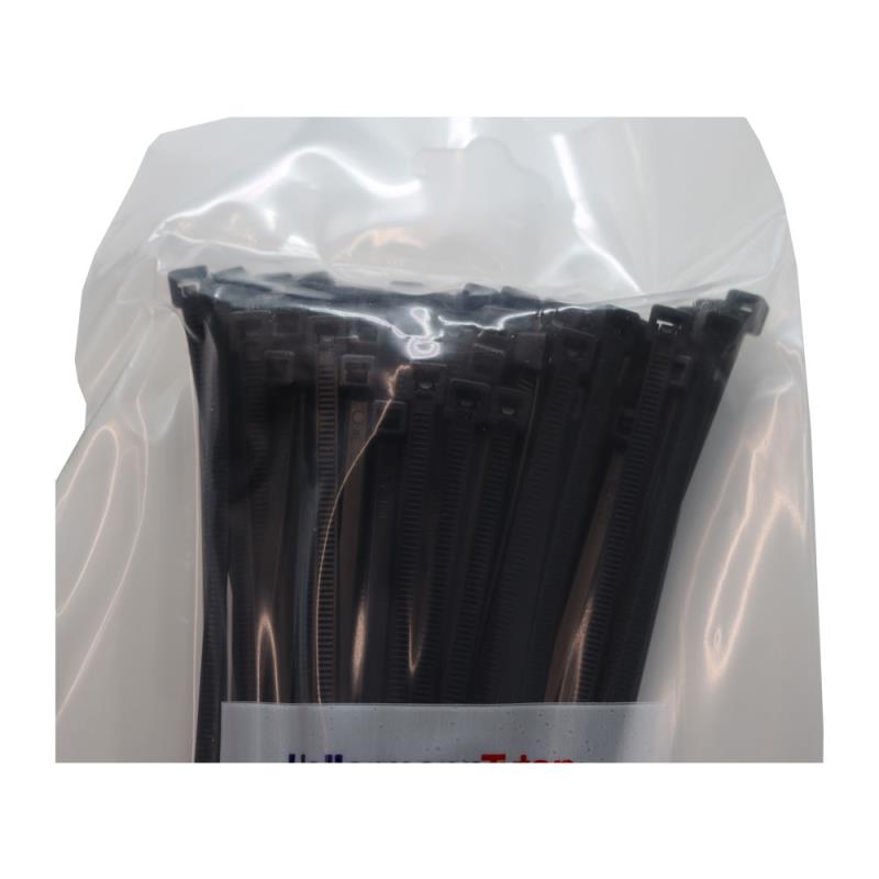 Δεματικά 200 x 4.6 T50R PA66 Μαύρο (100 τεμ.)