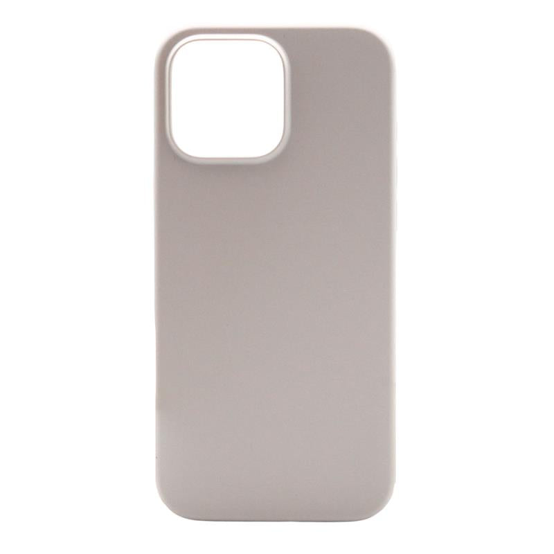 Θήκη Liquid Silicon inos Apple iPhone 16 Pro Max 5G Velvet Ανοιχτό Γκρι