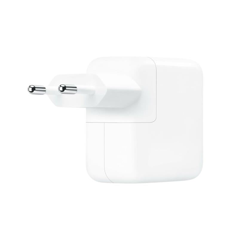 Φορτιστής Ταξιδίου με Διπλή Έξοδο USB C Apple MW2K3 35W Λευκό