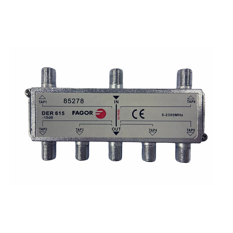 Fagor Tap-off 15dB 6 εξόδων DER 615