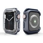 Θήκη TPU & PC Devia Sport Apple Watch 7/ 8/ 9 45mm Shock Proof Σκούρο Μπλε