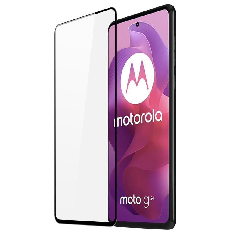 Tempered Glass Full Face Dux Ducis Motorola Moto G04/ G04s/ G24/ G24 Power Μαύρο (1 τεμ.)