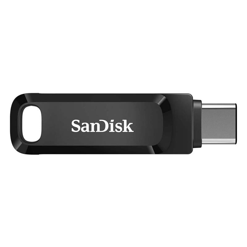 USB 3.2 Flash Disk SanDisk Ultra Dual Drive Go SDDDC3 USB A & USB C 64GB 300MB/s Μαύρο