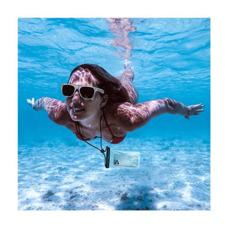 Waterproof Θήκη Baseus Slide-Cover για Smartphones μέχρι 7.2" Μπλε
