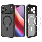Θήκη TPU & PC Spigen Ultra Hybrid Mag Magsafe Apple iPhone 17 Pro Max Frost Μαύρο