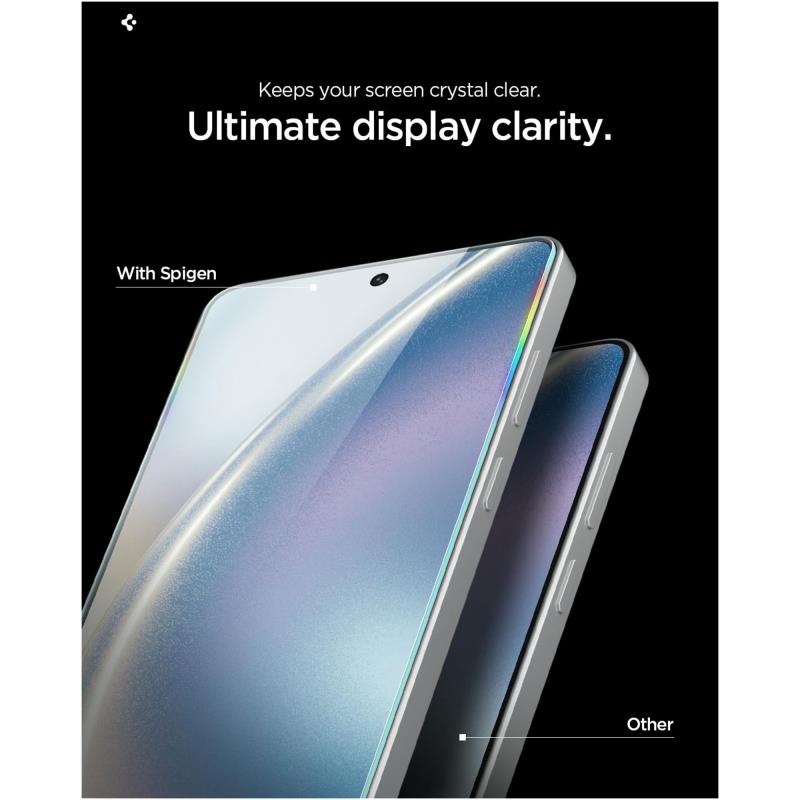 Tempered Glass Full Face Spigen Glas.tR EZ-FIT Pro AC Samsung Galaxy S26 Ultra 5G (2 τεμ.)