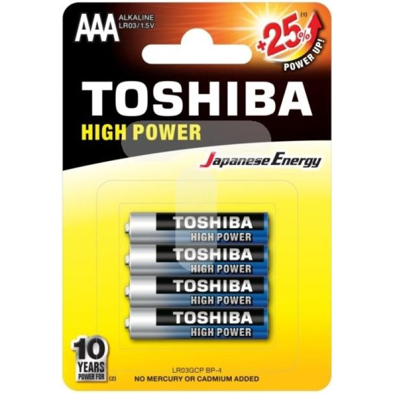 Μπαταρίες TOSHIBA Αλκαλικές ΑΑΑ