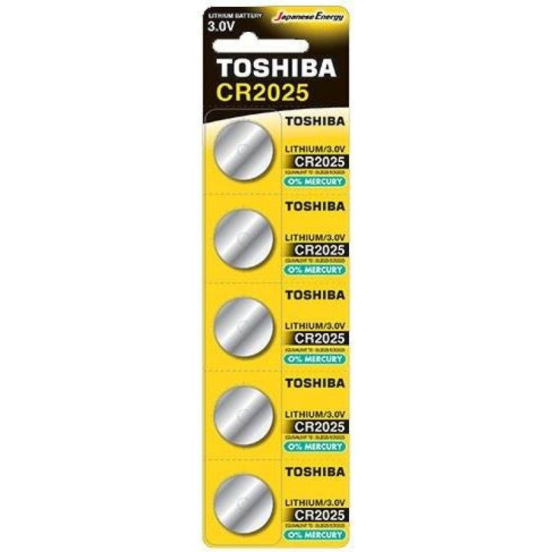 Μπαταρίες TOSHIBA Λιθίου CR 2025 (1 τεμ)