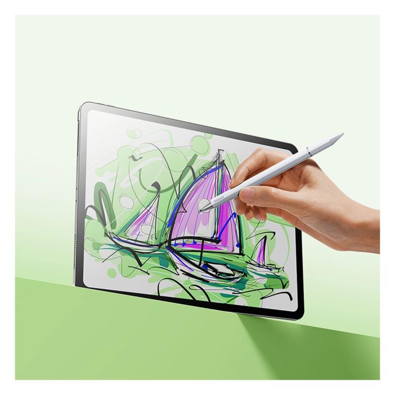 Πενάκι Οθόνης Stylus Baseus Non-Magnetic Smooth Writing III 3 σε 1 για iOS & Android Λευκό