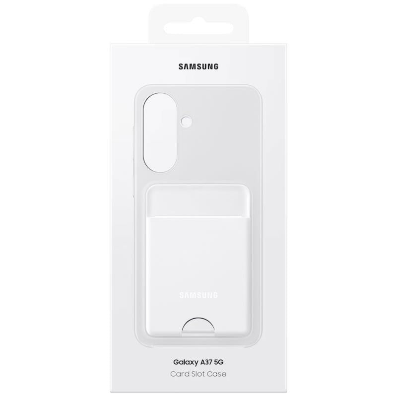 Θήκη Σιλικόνης Samsung EF-OA376TJE A376 Galaxy A37 5G με Card Slot Ανοικτό Γκρι