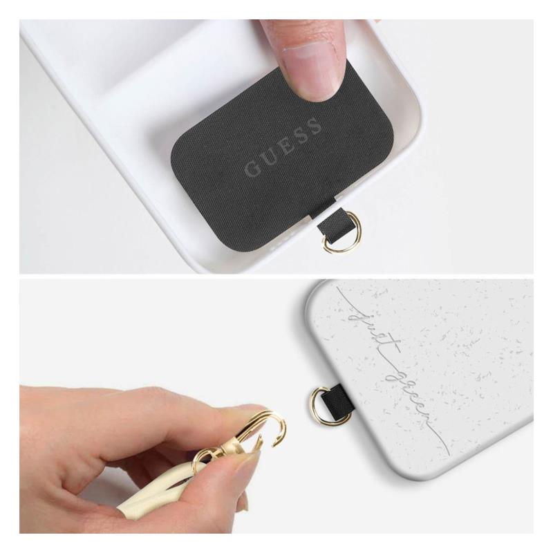 Universal Λουράκι Λαιμού Guess για Θήκες Κινητών CBDY Nylon 4G Μαύρο