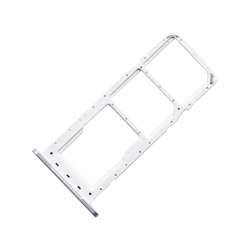 Βάση Κάρτας Sim & SD Samsung A145R Galaxy A14 Ασημί (Original)