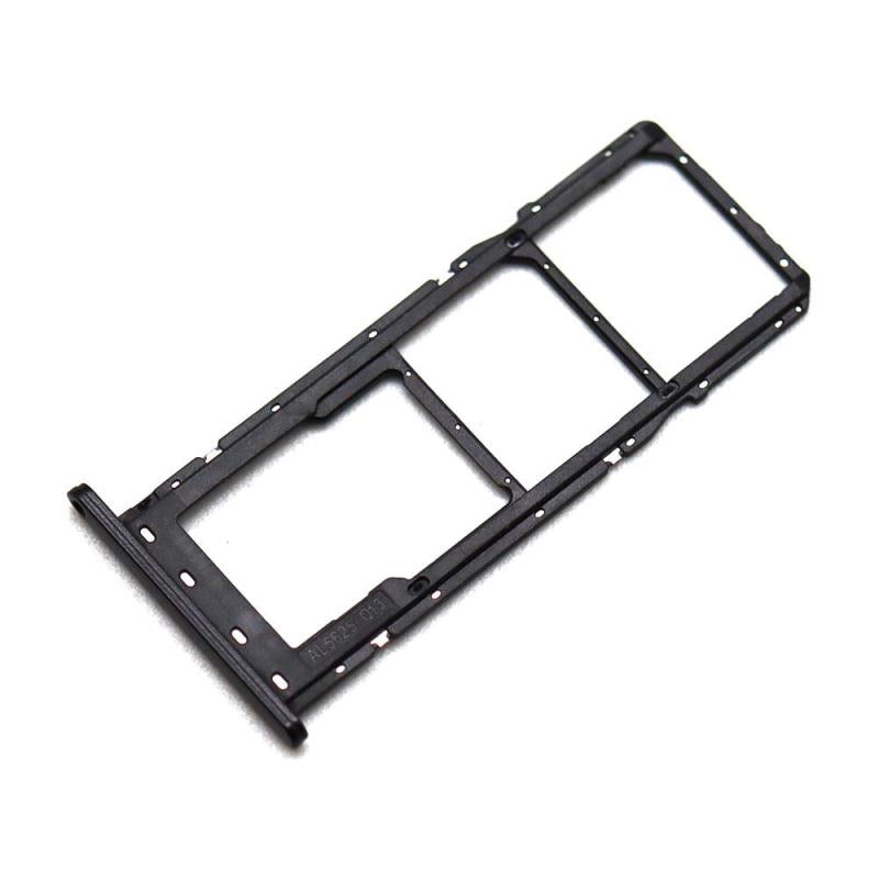 Βάση Κάρτας Sim & SD Samsung A037G Galaxy A03s Μαύρο (Original)
