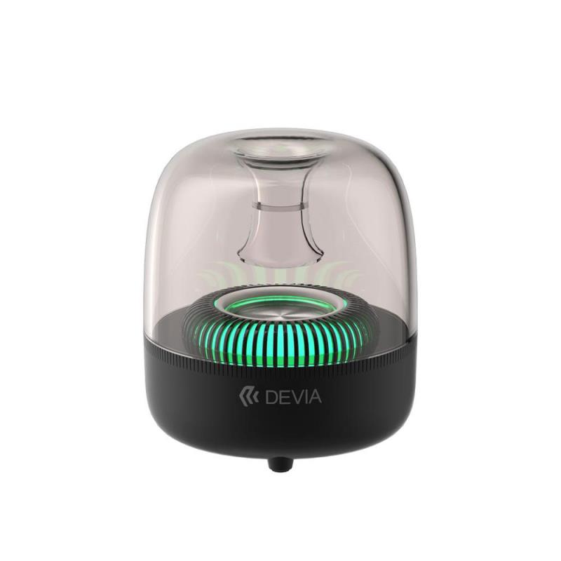 Φορητό Ηχείο Bluetooth Devia I-M2 EM046 5W Smart Διάφανο-Μαύρο