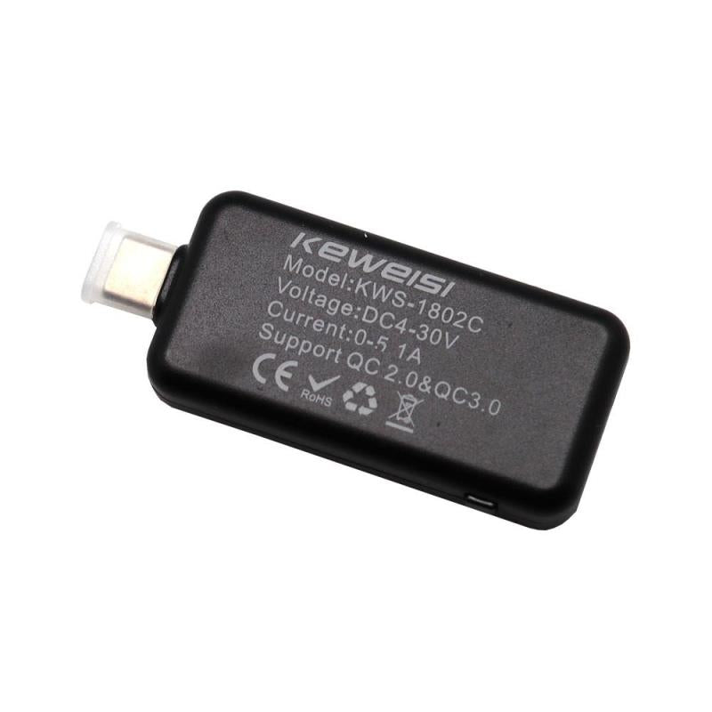 Διαγνωστικό USB KWS-1802C με 1x Θύρα USB C & Οθόνη LCD Τάσης & Ρεύματος