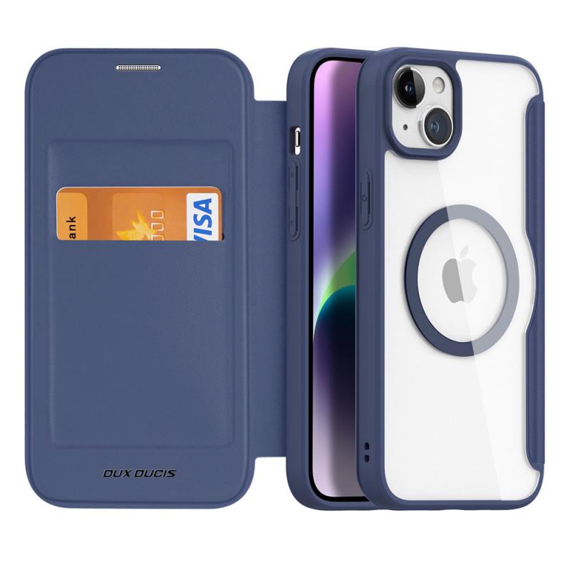 Θήκη Flip Dux Ducis Apple iPhone 15 Wallet Skin X Pro Μπλε