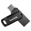 USB 3.1 Flash Disk SanDisk Ultra Dual Drive Go SDDDC3 USB C & USB A 128GB 400MB/s Μαύρο