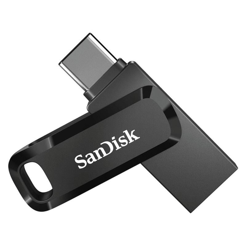 USB 3.1 Flash Disk SanDisk Ultra Dual Drive Go SDDDC3 USB C & USB A 128GB 400MB/s Μαύρο
