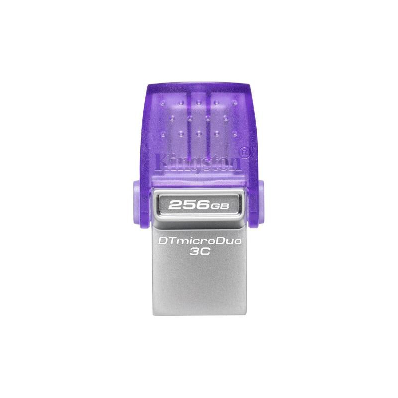 USB 3.2 Flash Disk Kingston DataTraveler Dual Drive DTDUO USB A & USB C 256GB Μωβ