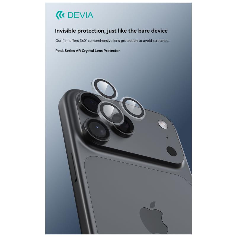 Θήκη TPU & PC & Tempered Glass & Camera Cover Devia Apple iPhone Air Magnetic Shock Proof Star Pack Διάφανο