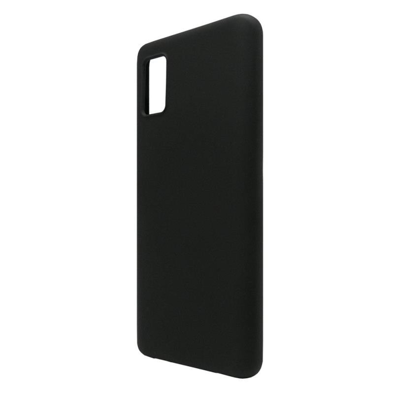 Θήκη Liquid Silicon inos Samsung A415 Galaxy A41 L-Cover Μαύρο