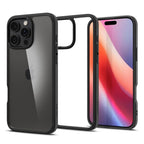 Θήκη TPU & PC Spigen Apple iPhone 16 Pro Ultra Hybrid Μαύρο