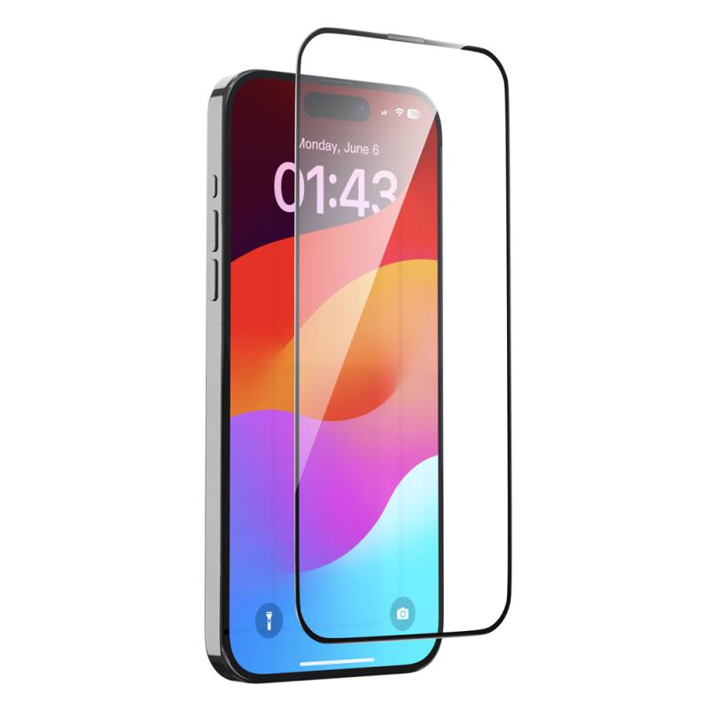 Tempered Glass Full Face Dust-Proof Devia Apple iPhone 15 Van Διάφανο (1 τεμ.)