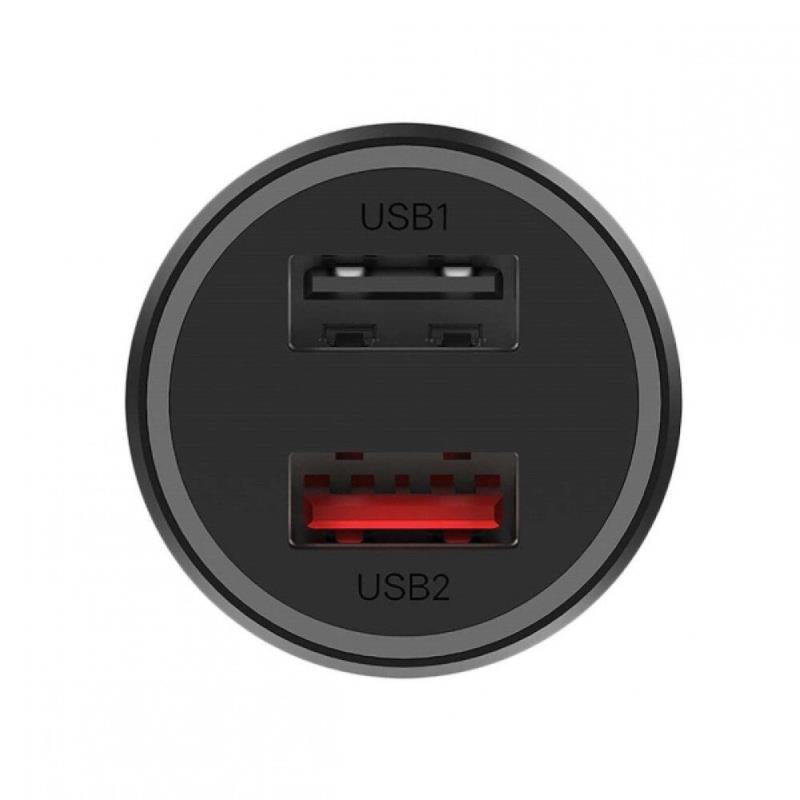 Φορτιστής Αυτοκινήτου Xiaomi Mi με Διπλή Έξοδο USB 37W CC06ZM Μαύρο