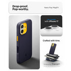 Θήκη TPU/ Σιλικόνης Spigen Caseology Nano Pop Magsafe Apple iPhone 17 Σκούρο Μπλε