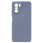 Θήκη Liquid Silicon inos Xiaomi Poco F3/ Mi 11i L-Cover Γκρι-Μπλε