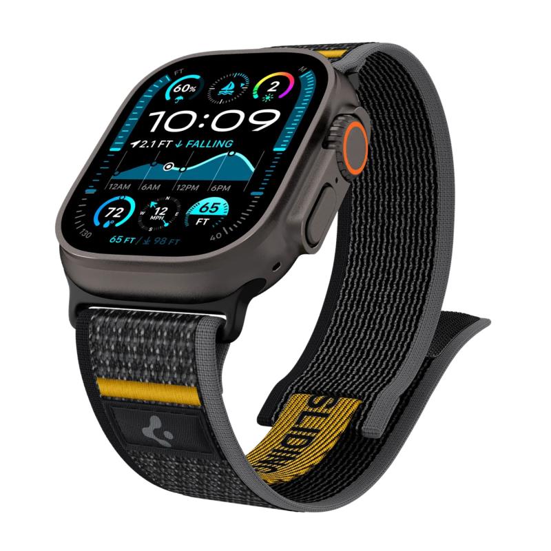 Λουράκι Spigen Athlex Air Apple Watch (44/ 45/ 46/ 49mm) Active Μαύρο