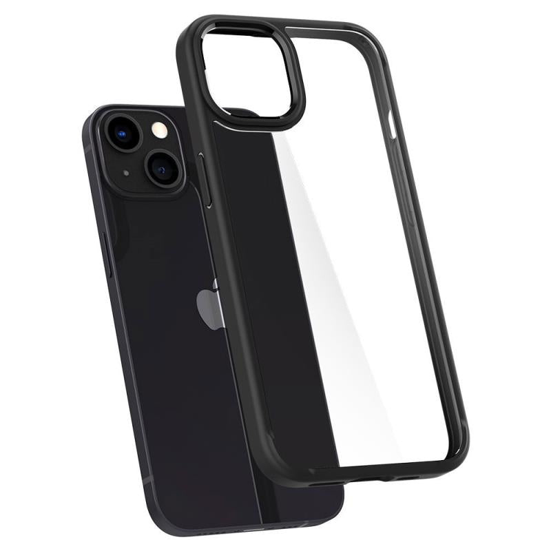 Θήκη TPU & PC Spigen Ultra Hybrid Apple iPhone 13 Διάφανο-Μαύρο