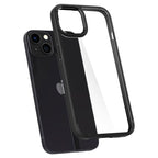 Θήκη TPU & PC Spigen Ultra Hybrid Apple iPhone 13 Διάφανο-Μαύρο