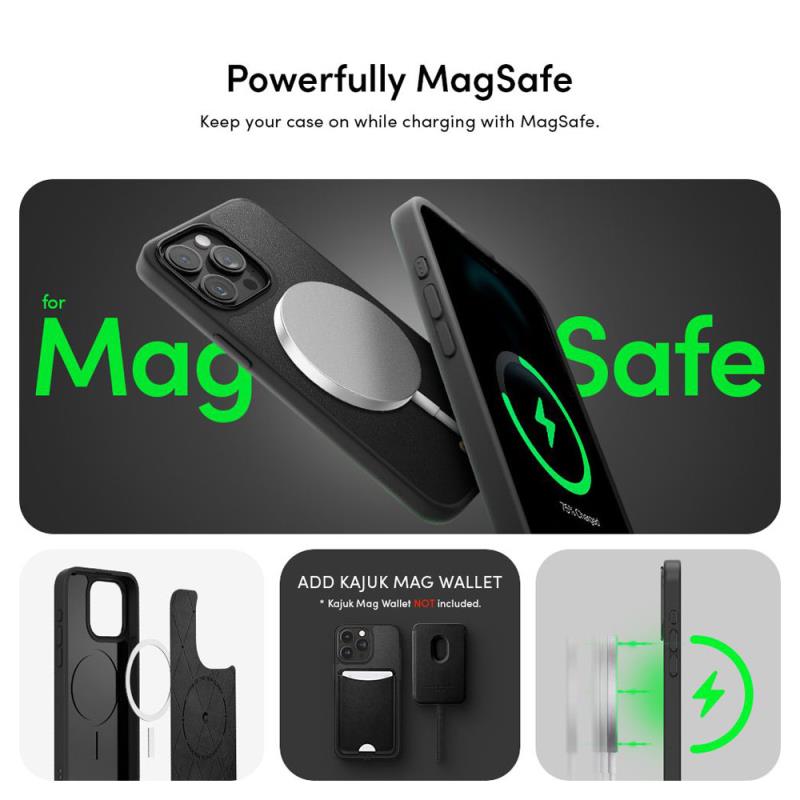 Θήκη Soft TPU & PC Spigen Cyrill Kajuk Mag Magsafe Apple iPhone 15 Pro Μαύρο