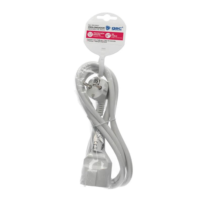 Καλώδιο Επέκτασης (Μπαλαντέζα) GSC 3m (3 x 1.5mm) Λευκό