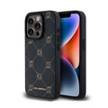 Θήκη PU Karl Lagerfeld Magsafe Apple iPhone 15 Pro Leather Karl Head Μαύρο