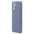 Θήκη Liquid Silicon inos Xiaomi Poco F3/ Mi 11i L-Cover Γκρι-Μπλε