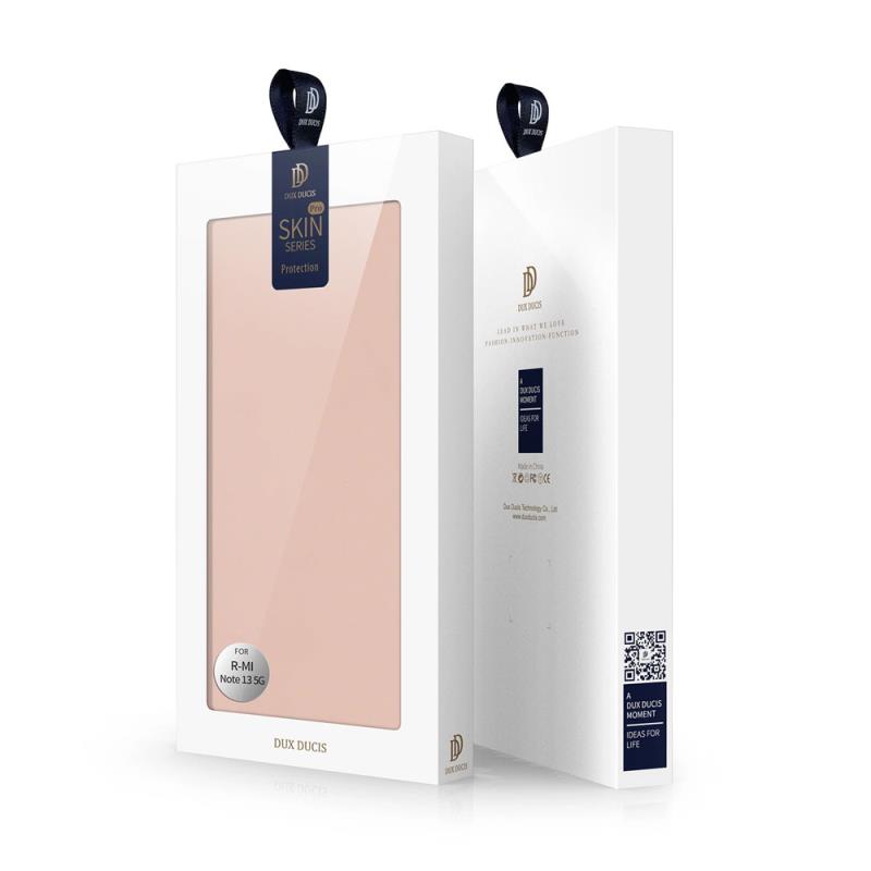 Θήκη Flip Dux Ducis Xiaomi Redmi Note 13 5G Skin Pro Ροζ
