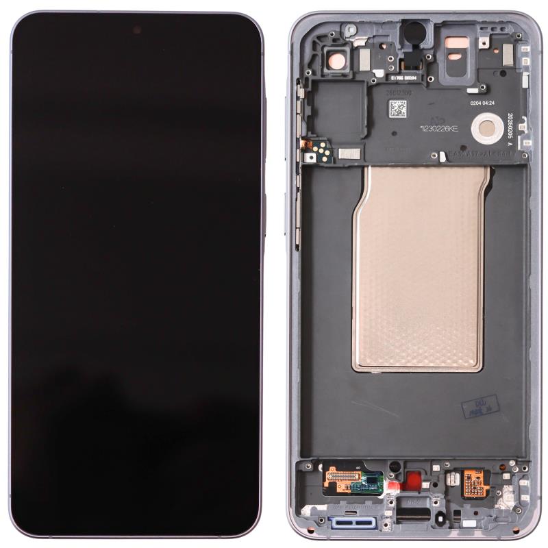 Οθόνη με Touch Screen & Μπροστινή Πρόσοψη Samsung A576 Galaxy A57 5G Γκρι (Original)