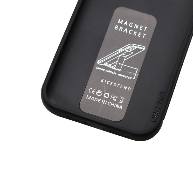 Θήκη TPU & PC inos Apple iPhone 14 Pro Kickstand Μαύρο
