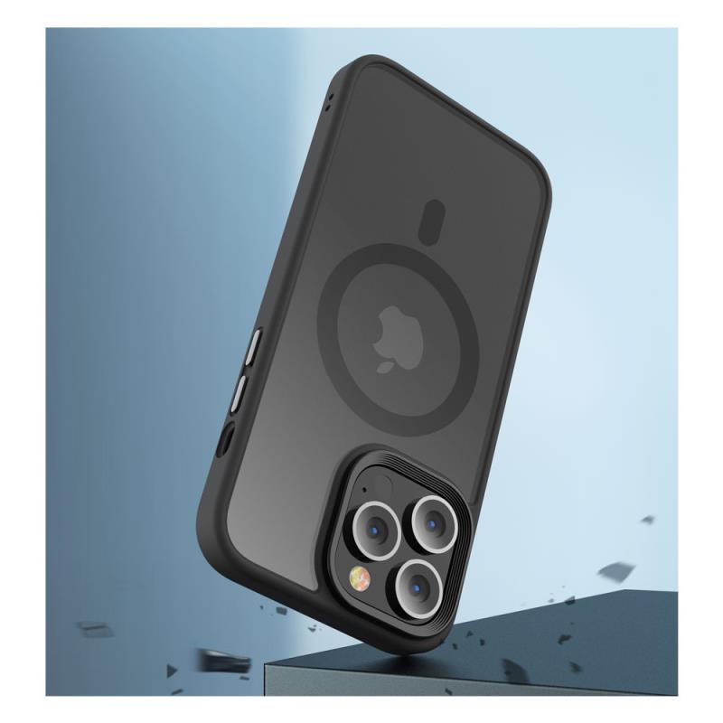 Θήκη TPU & PC Comma Joy Elegant Magnetic Anti-Shock Apple iPhone 14 Plus Μαύρο