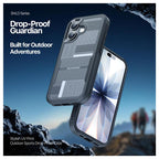 Θήκη TPU & PC Dux Ducis Shld Apple iPhone 17 Umbra Pattern Μαύρο