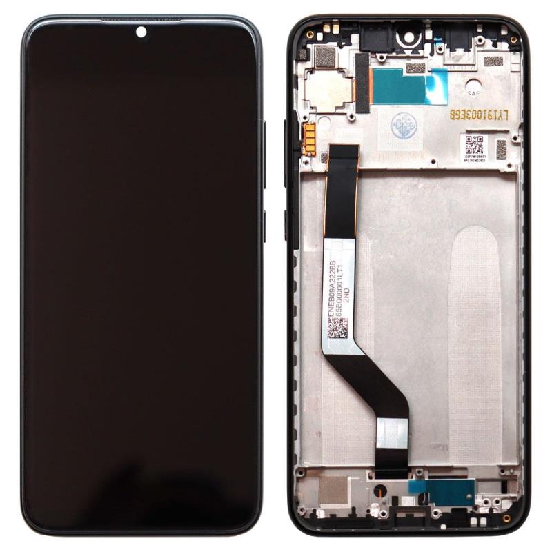 Οθόνη με Μεσαίο Πλαίσιο Xiaomi Redmi Note 7 Μαύρο (Original)
