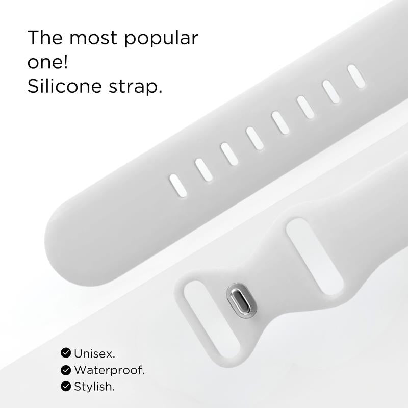 Λουράκι Σιλικόνης για Apple Watch 42/ 44/ 45/ 46/ 49mm Γκρι (Ασυσκεύαστο)