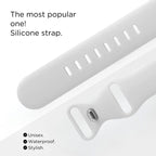 Λουράκι Σιλικόνης για Apple Watch 42/ 44/ 45/ 46/ 49mm Γκρι (Ασυσκεύαστο)